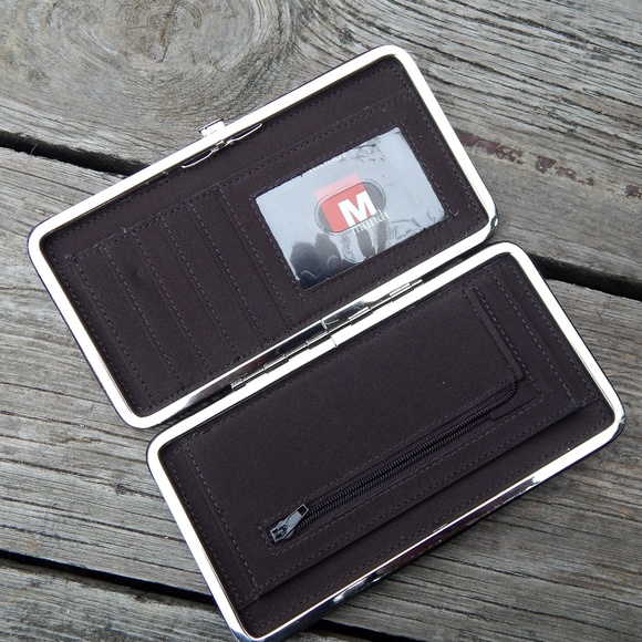 Leopard print faux leather croc clutch bag unused - Picture 2 of 3